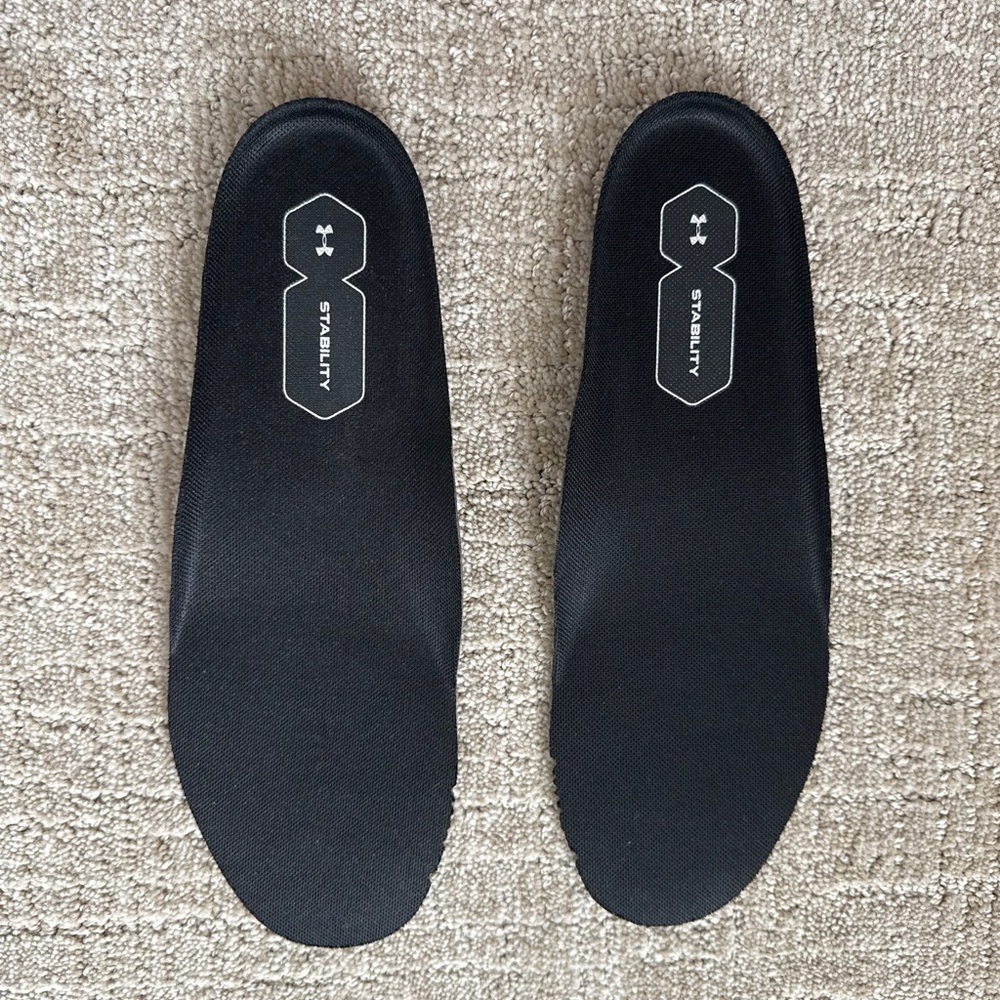 Under Armour Black Stability Insoles 9